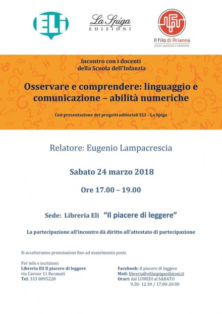 "OSSERVARE E COMPRENDERE: LINGUAGGIO E COMUNICAZIONE - ABILITA' NUMERICHE"