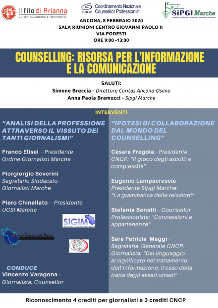 IL COUNSELLING: RISORSA PER L'INFORMAZIONE E LA COMUNICAZIONE