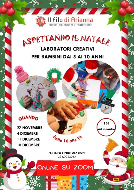 LABORATORI DI NATALE ONLINE