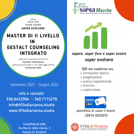 MASTER di II LIVELLO in GESTALT COUNSELING INTEGRATO